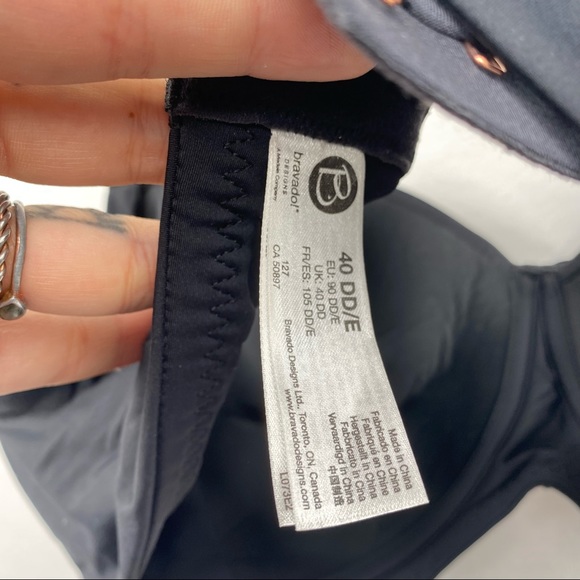 Bravado Designs Nursing Bra Black 40DD - Picture 4 of 6